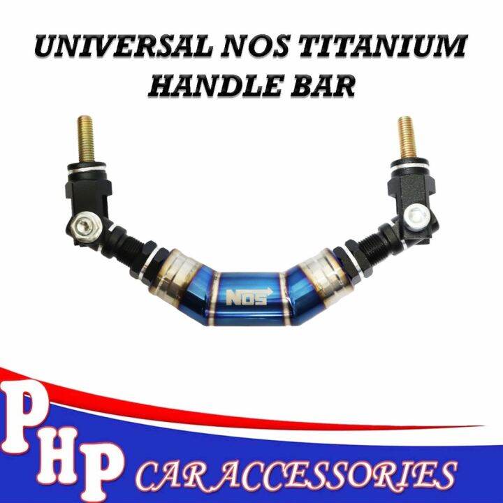 Universal NOS Titanium Steel Handle bar for car Lazada PH