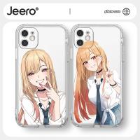 Jeero เคสไอโฟน เคสซิลิโคนนุ่มกันกระแทกใสการ์ตูนอนิเมะตลก เคสโทรศัพท์ Compatible for iPhone 14 13 12 11 Pro Max SE 2020 X XR XS 8 7 Plus พลัส HFF2351