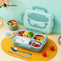 VandHome Lunch Box Japanese Bento Box 188 Stainless Steel With Compartments For Kids Tableware Kitchen Food Storage Container