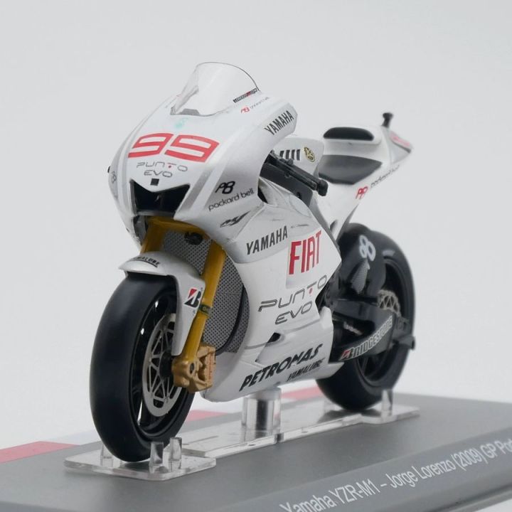 d-iecast-118ขนาด2009-yamaha-yzr-m1ล้อแม็กรถจักรยานยนต์แข่งรุ่นเก็บตกแต่งแสดงของขวัญ