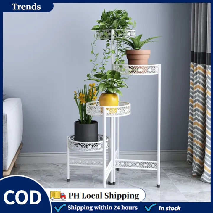 Metal plant stand shelf foldable plant stand pot stand plant display