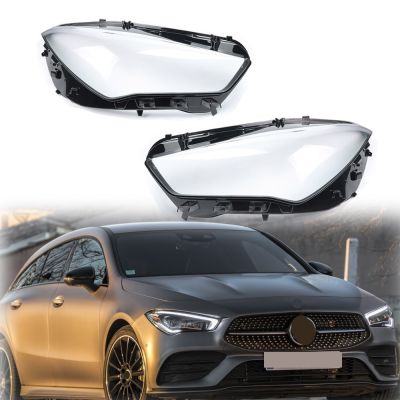 For Benz W118 CLA 2020-2022 Car Front Headlights Cover Lamps Headlamp Shell Lens