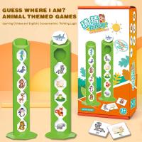 Where I Am Family Guessing Board Game Parent-Child Memory Training Party Guessing Game for Kids Teens Party Puzzle Games