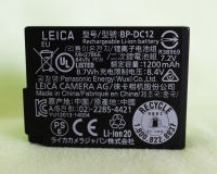 Leica BP-DC12 ดิจิตอลแบตเตอรี่กล้อง Leica V-Lux 4, V-Lux 5, V-Lux (Typ 114), CL, Q (Typ 116), Q-P, QP, Q1. Material number 19500