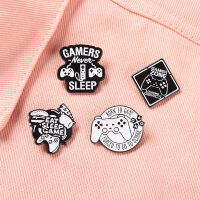 เล่นเกม Pin ปกวิดีโอเกมมือถือคอนโซลเข็มกลัดป้ายปกกระเป๋าเป้สะพายหลังตกแต่งการ์ตูนเครื่องประดับของขวัญสำหรับเด็ก