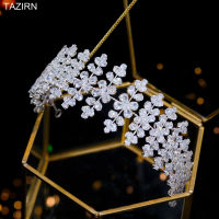 2022 Soft Zircon Hairbands for Wedding Birthday Headwear CZ Tiaras Bride Headband Hair Jewelry Party Headpieces Women Hair-Hoop