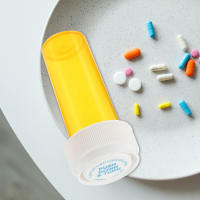 ETEREAUTY 12pcs ยาหลายฟังก์ชั่นขวดยาขนาดเล็กขวดยาโปร่งใส (30ml)