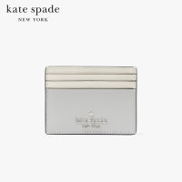 KATE SPADE NEW YORK MADISON COLORBLOCK SAFFIANO LEATHER SMALL SLIM CARD HOLDER KC516 กระเป๋าใส่บัตร