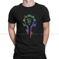 เสื้อยืด1โลกของ Warcraft Horde Alliance เสื้อยืดผู้ชาย100% 4XL 5XL 6XL เสื้อยืดผ้าฝ้าย