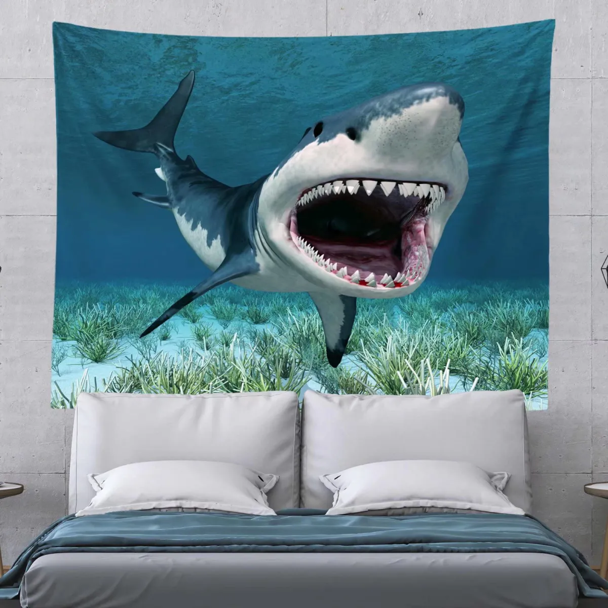 Thảm trang trí hình đại dương cá mập 3D - một sản phẩm độc đáo, tinh tế và đầy ấn tượng. Khám phá hình ảnh liên quan để trang trí cho ngôi nhà của bạn trở nên độc đáo hơn.