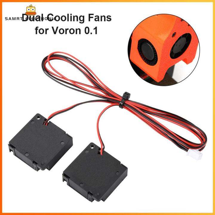 For Voron 0.1 3D Printer Cooling Double Fan Multifunctional DC 24V 3010