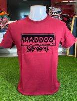 เสื้อยืดเเขนสั้นmaddog แท้100%คละลาย? ผู้ชาย ผู้หญิงใส่ได้►