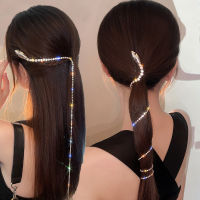 Serpentine Headwear Serpentine Hair Braid Hairpin Hair Braid Diamond Headwear Jewelry Wedding