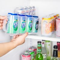 1PC 4 Holes Drink Bottle Holder Beer Soda Can Storage Box Fridge Refrigeration Food Home Kitchen Storage Organizer Accessories