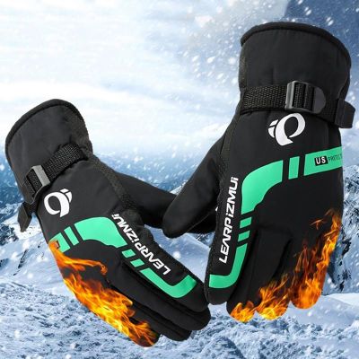 【LZ】✌△◎  Inverno luvas térmicas para homens bicicleta ciclismo luvas à prova de vento frio dedo cheio ao ar livre à prova dwaterproof água da motocicleta equitação