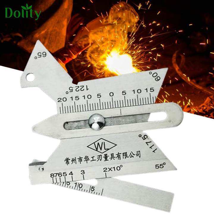 Dolity Welding Seam Gauge Bead Gage Bevel Angle Tool Inspection Ruler