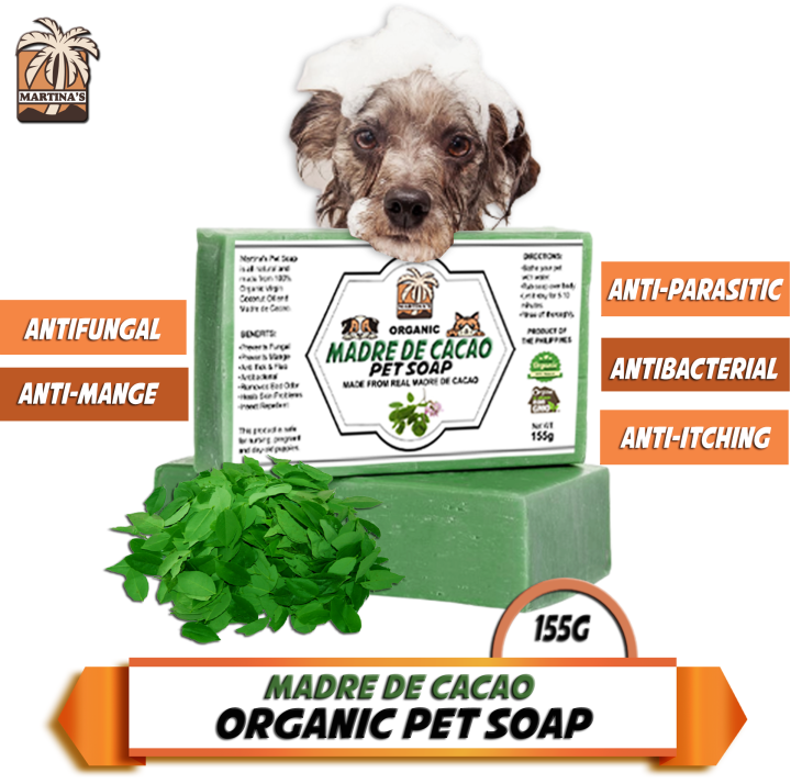 [MADRE DE CACAO SOAP ] Martina’s Pet Soap With Virgin Coconut Oil