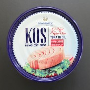 KOS hộp 185g - CÁ NGỪ NGÂM DẦU SEASPIMEX King Of Sea Tuna In Oil