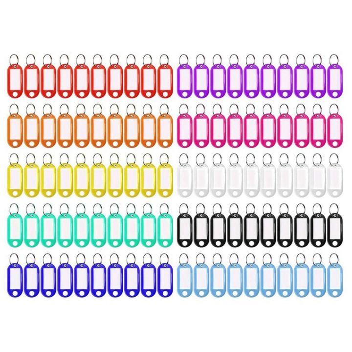 100-pcs-10-colors-candy-color-label-keychain-numbered-card-with-keychain-item-classification-tag-for-item-identification