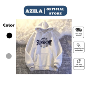 Azila women men hoodies cotton high quality casual loose sunshine letter