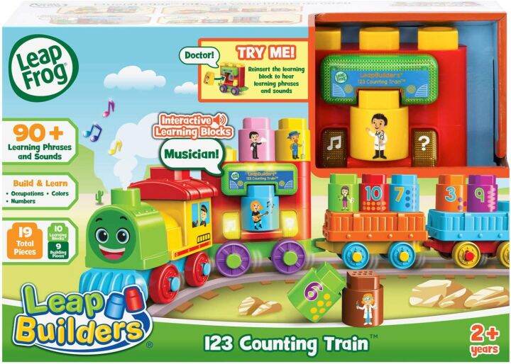 นำเข้า-รถไฟ-leapfrog-leapbuilders-123-counting-train-multicolor-ราคา-1-290-บาท