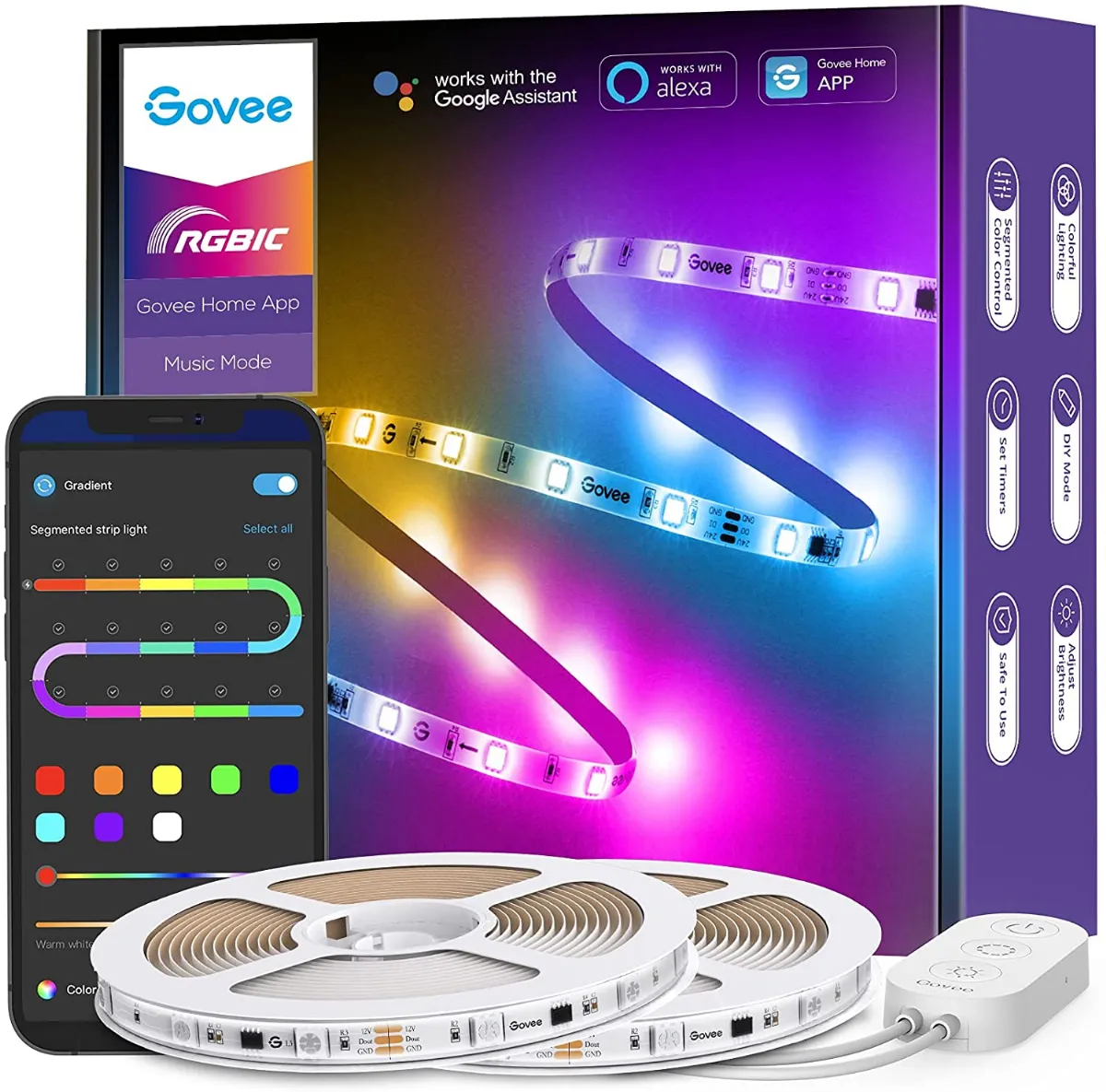Ассистент музыки. Govee led Lights Pro. Smart led strip Light приложение. Govee RGBIC Pro. Bluetooth Smart led strip Чижик.