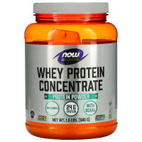 NOW Foods, Sports Whey Protein Concentrate Protein Powder Unflavored, 1.5 pounds (680 g.)(No.3211)