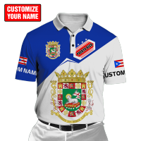 Xzx180305 PLSTAR cosmos 3 DST westup Puerto Rico polo POLO shirt