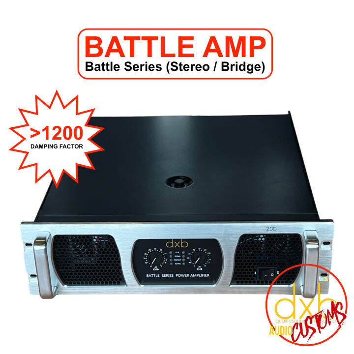 dxb BATTLE AMPLIFIER (Stereo/Bridge) 2.0D Power Amplifier Lazada PH