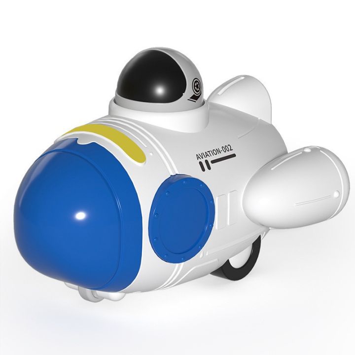 amila-รถของเล่นสำหรับกดของเด็ก-ยานอวกาศการ์ตูนยานอวกาศดึงกลับรถความเฉื่อยของเล่นขนาดเล็ก