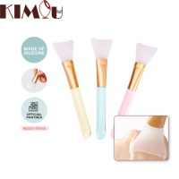 【KIMOU】 [พร้อมสต็อก] 1ชิ้น3สีซิลิโคนหน้ากากใบหน้าแปรง DIY เครื่องมือใบหน้าซิลิโคนผสมดูแลผิวแปรงแต่งหน้าเครื่องสำอาง