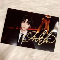 Chinese Star TFBOYS Wang Junkai Signature Photo Hand Signed Photo For Fans Collection  Photo Albums