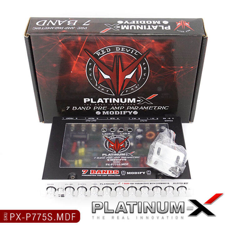 platinum-x-ปรีแอมป์-7แบนด์-แจ็คทิฟฟานี่-ปรีแอมป์โมแรงๆ-ซับแยก-เสียงเบสแน่น-ปรับเสียงได้ดี-เสียงใส-modify-กลางชัด-ปรี-ปรีโม-ปรีแอมป์รถยนต์-775-770