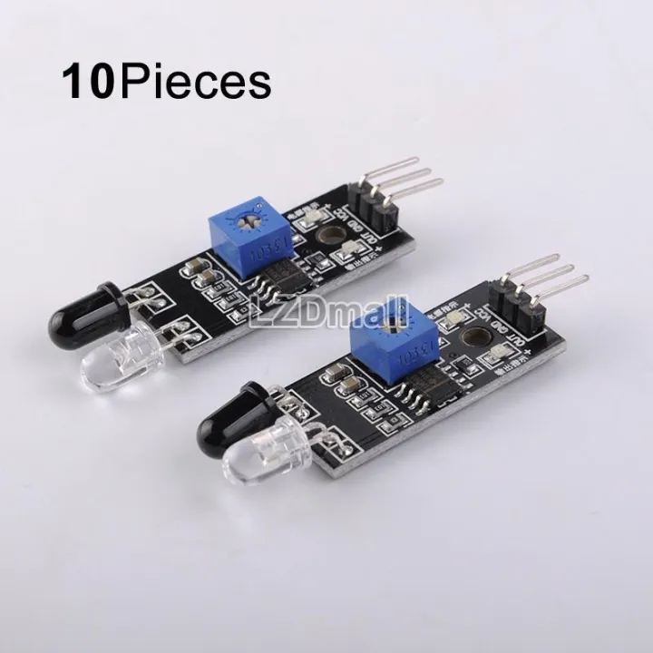 10pcs IR Infrared Obstacle Avoidance Sensor Module for Arduino Smart ...
