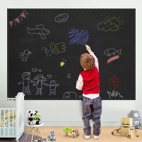 Blackboard Stickers Chalk Board Erasable PVC Draw Mural Decor ChalkBoard Wall Sticker for Kids Rooms Bedroom Office 60x100cm Wall Stickers  Decals