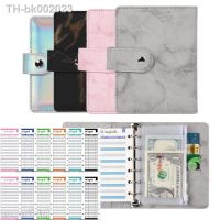 ✖✓ A7 Marble Colorful Money Budget Planner Binder Envelopes Cash Notebook Cover for Budgeting Money Organizer for Budget Binder