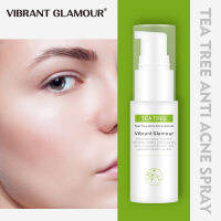 VIBRANT GLAMOUR ใบชา ป้องกันสิวแผลเป็นหมึกรูขุมขนหดตัวควบคุมความมันรักษาสิวใบหน้าเซรั่มไวท์เทนนิ่งดูแลผิว 30 มิลลิลิตร