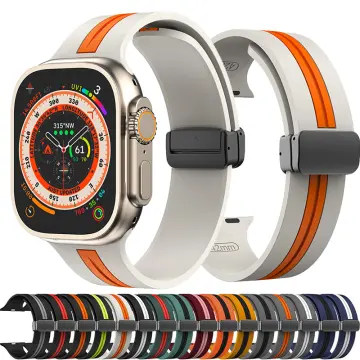TODEX LV Silicone Strap for Apple Watch 7 6 Apple Watch SE Strap