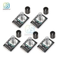 【YF】❏☬  5PCS Degrees Encoder Module Sensor Development KY-040 with Potentiometer Knob Cap