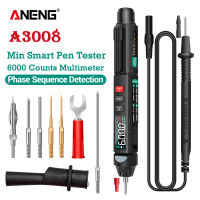 ANENG A3008 Digital Multimeter Auto Inligent Sensor Pen Tester 6000 Counts NonContact Voltage Meter Multimetre polimetro