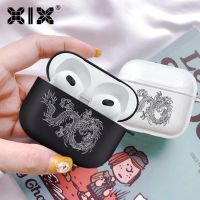 Silicone Cover for AirPods 3 Earphone Chinese dragon Black Soft Protector Fundas AirPods Pro 2 Case Charging Box Bags Headphones Accessories