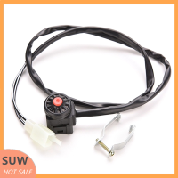 ? SUW รถจักรยานยนต์ฆ่าสวิทช์สีแดงปุ่มกดแตร Starter Dirt BIKE ATV UTV dual SPORT