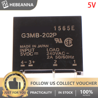 Hebeanna 1ชิ้น5โวลต์12โวลต์24โวลต์ DC-AC โมดูลโซลิดสเตทรีเลย์ G3MB-202P-5VDC PCB SSR AC 240โวลต์2A สวิตช์รีเลย์ตัวต้านทานวงจร Snubber