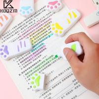 Cat Claw Marker Pens Fluorescent Highlighters Art Markers Korean Stationery Journal Planner Office SuppliesHighlighters  Markers