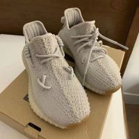 Really Explosive 3 Bar Coconut Shoes Mens 350 Sesame Gray Gypsophila Pure Original High Version Soft Bottom Sports Casual Mesh Shoes