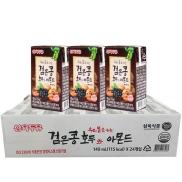 Thùng 24 Hộp Sữa nước óc chó đậu đen hạnh nhân SAHMYOOK Korea 140ML HLS511