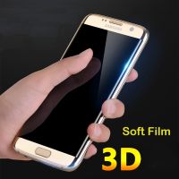 ☃✷℗ 2PCS PET Screen Protector For Samsung S6 S7 edge Protective Film For S23 S20 S8 S9 S10 PLUS Note 9 10 Pro Soft Film Not Glass