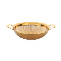 Stainless Steel Drain Basket Rice Strainers Rice Mesh Filter Vegetable Basket with Handle Kitchen Tool