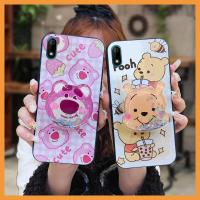 foothold TPU Phone Case For Wiko Jerry4/Y70 Soft Case glisten cartoon Fashion Design Kickstand Cute Silicone drift sand