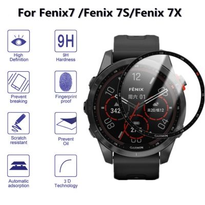 ◘✷ Nadające się do fenix 7/7X/7S dla inteligentnych bransoletka do zegarka 3D zakrzywiona krawędź miękkie etui ochraniacz ekranu wodoodporny wysoki Definitio